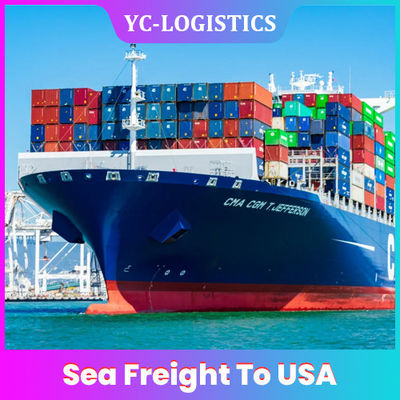 China Shipping Agent Sea Freight To USA Door To Door บริษัทบริการ DDP