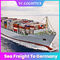 วันพฤหัสบดี ออกเดินทาง FBA FTW1 Sea Freight Forwarding Services