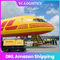 Amazon FBA DHL Express จัดส่งจากจีนไปยังสหรัฐอเมริกา UK แคนาดา EK