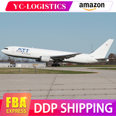 ประเทศจีนไปยังสหรัฐอเมริกา Amazon Freight Forwarder FBA Air Shipping Door To Door